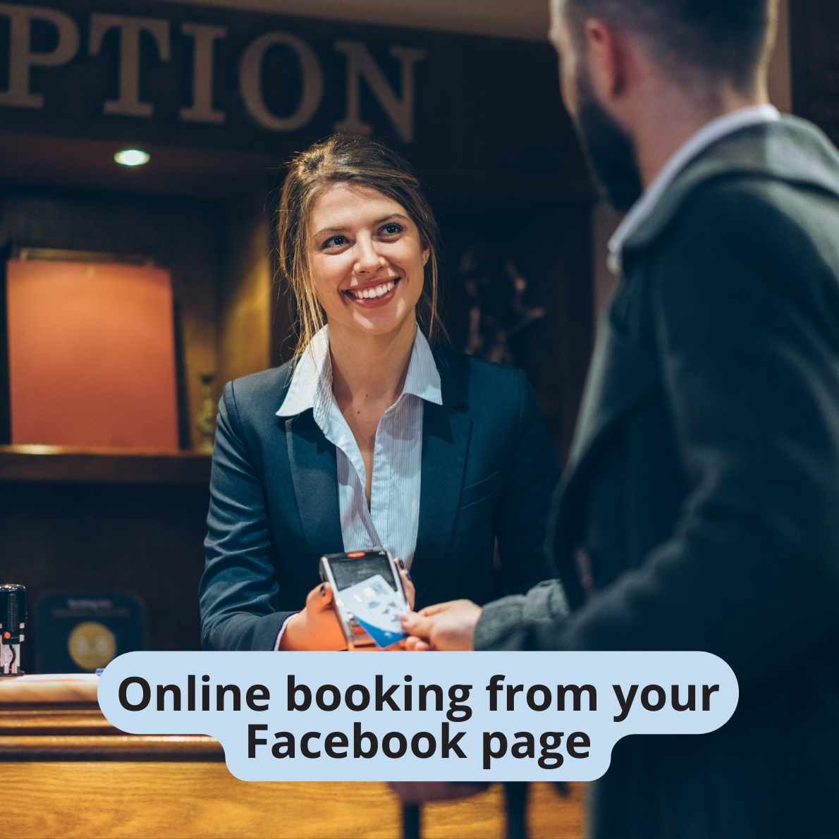 Online booking from your Facebook page