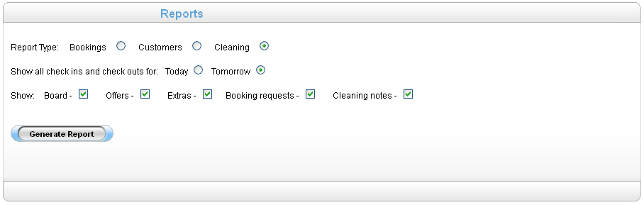 the cleaning report page on your freetobook profile cleaning_report_screenshot