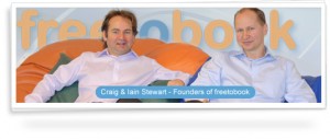 Directors at freetobook Craig and Iain Stewart