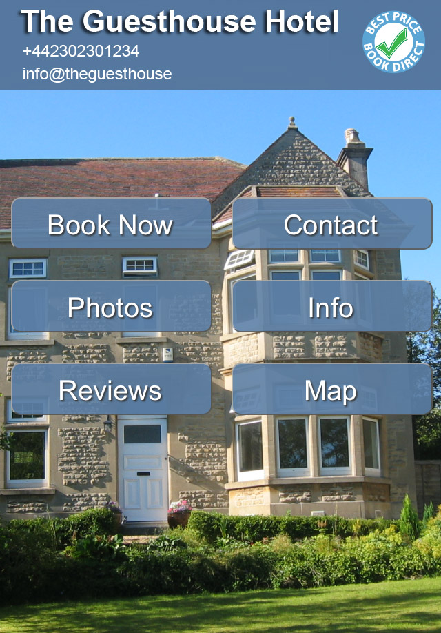 mobile website for guest house