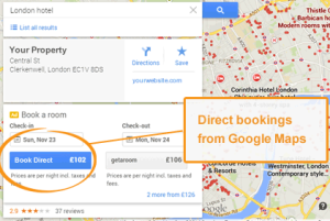 Google Maps Hotel Price Ads