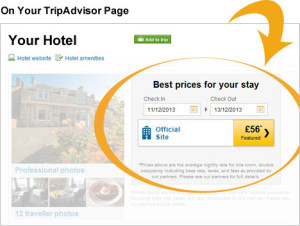 Direct bookings via TripAdvisor