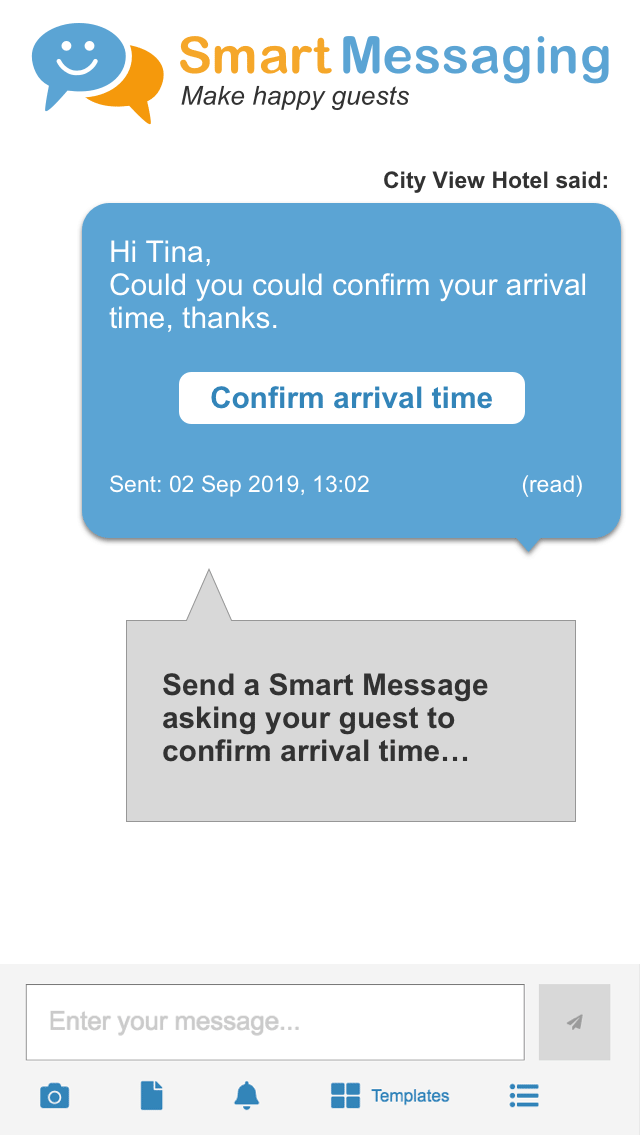 freetobook messaging system