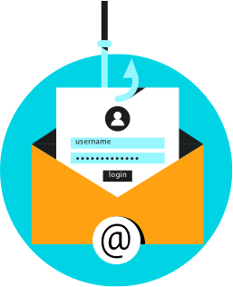 phishhing email illustration