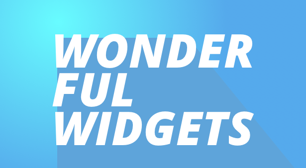 Wonderful widgets
