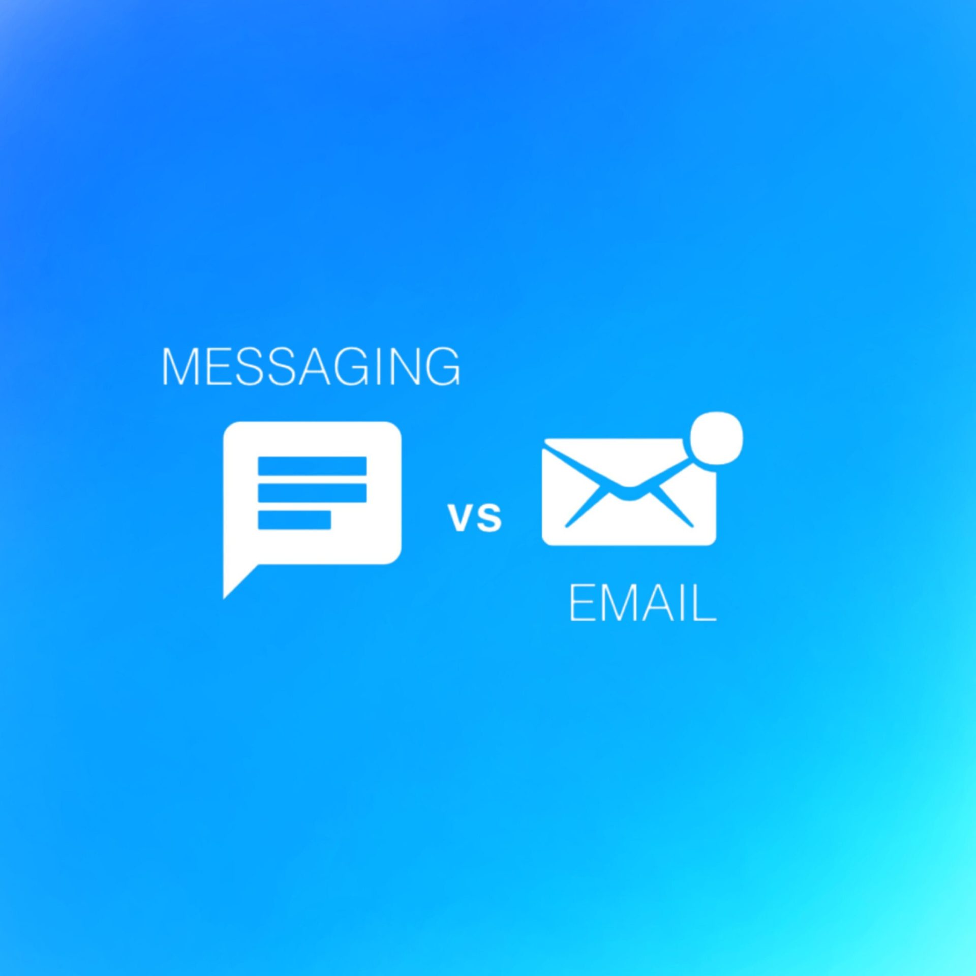 messaging vs email