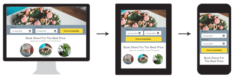 booking button for website
