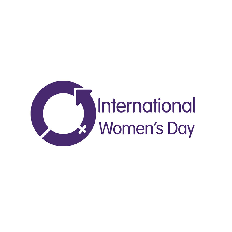 The logo of International Women's Day